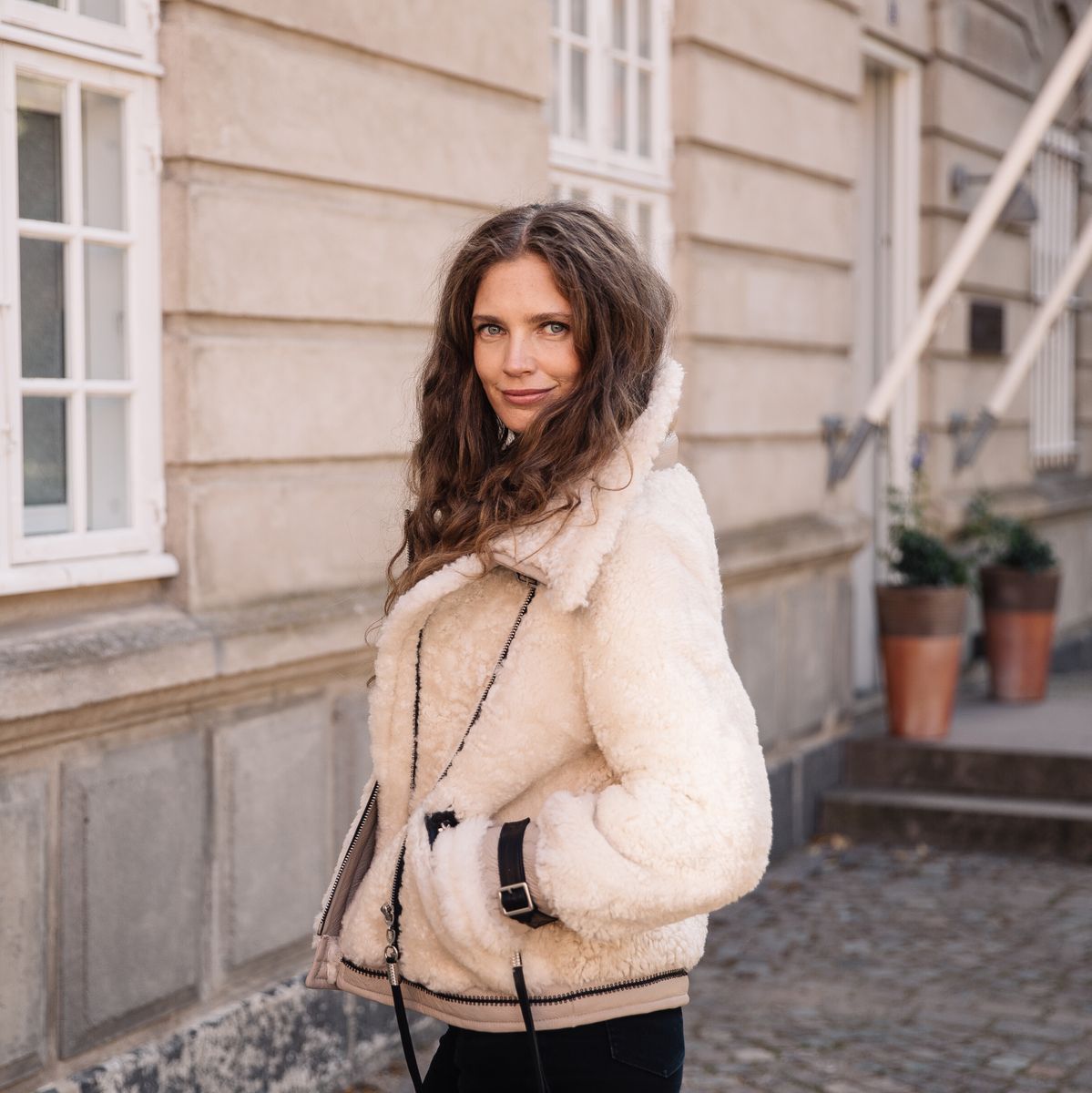 Nicki-jakke Blågrå