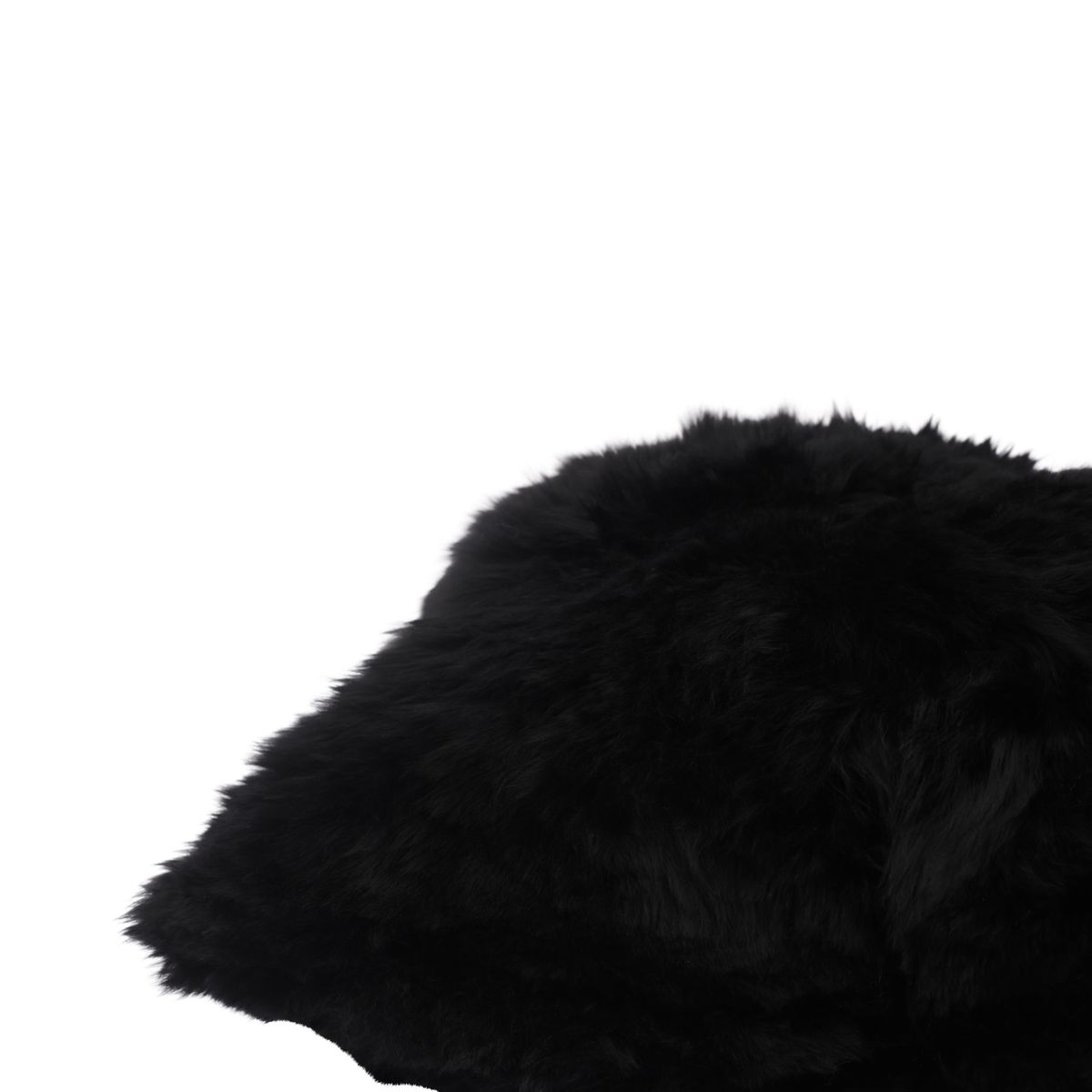 Alpakauldpude | Korthåret | Dobbeltsidet Sort
