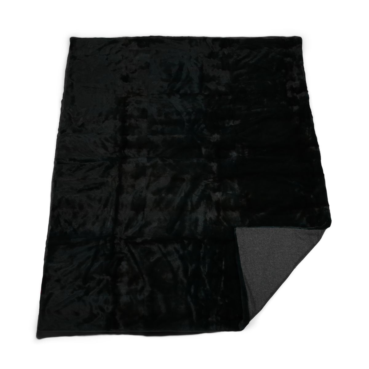 Minkplaid | Bagside af kashmir | Antikgrøn | 180x210 cm