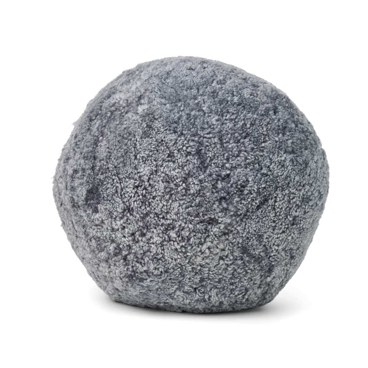 Angelite pude | Korthåret | New Zealand | Ø25/30/35 cm Lysegrå