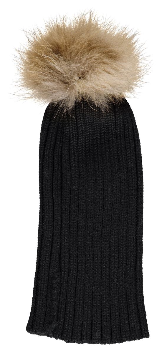 Sheila Hat Sort/Naturbrun