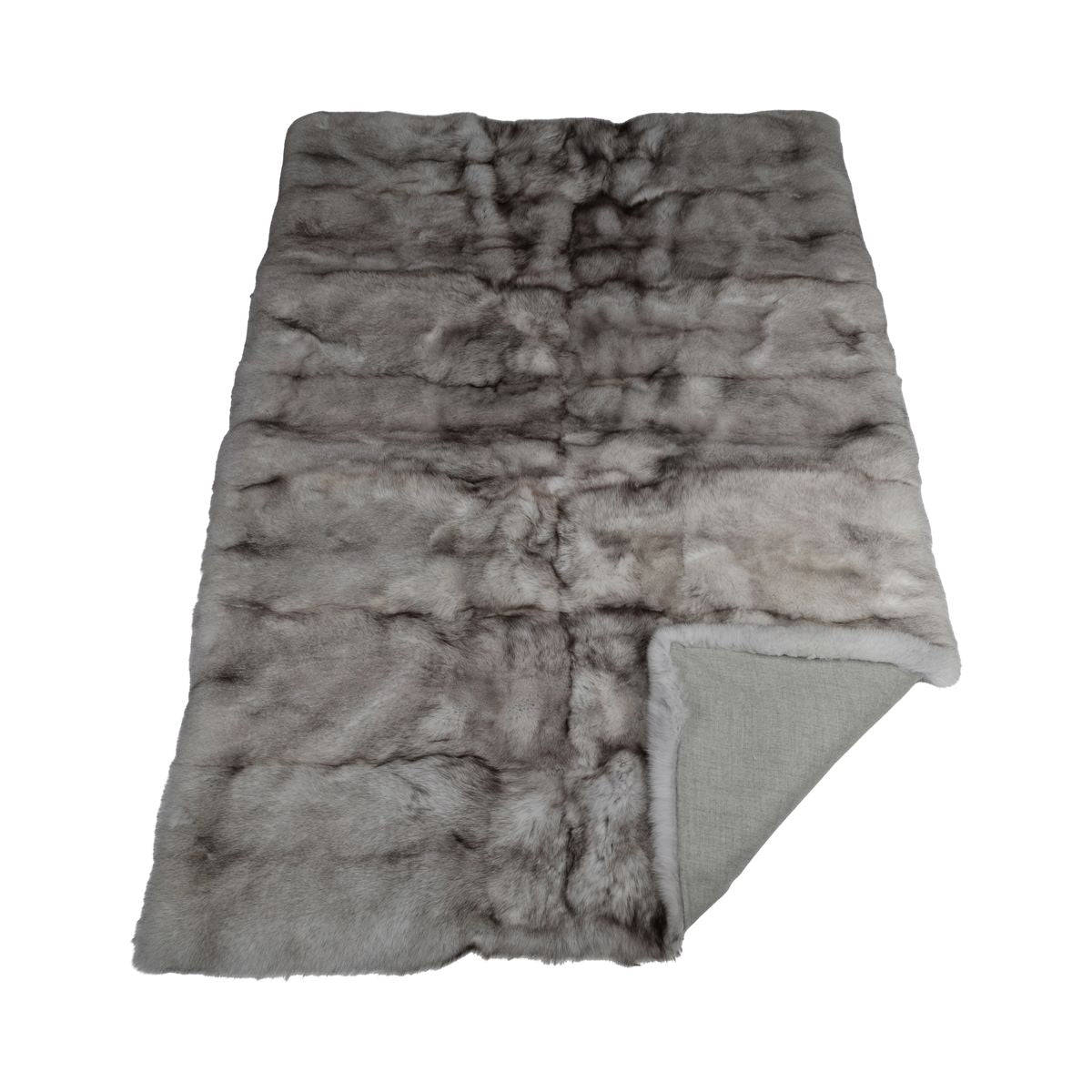 Premium ræveplaid | Cashmerebagside | Blue Fox | 240x160 cm