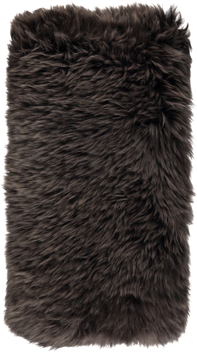 Lammeskindpude | Langhåret | New Zealand | 28x56 cm Valnød