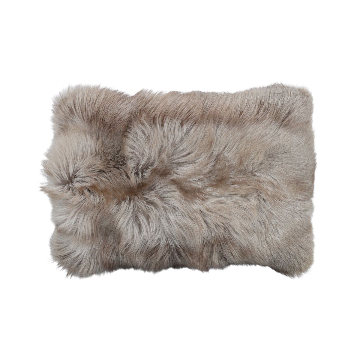Premium Rævepude | Cashmere Bagside | Norge | Latte | 54 x 76 cm