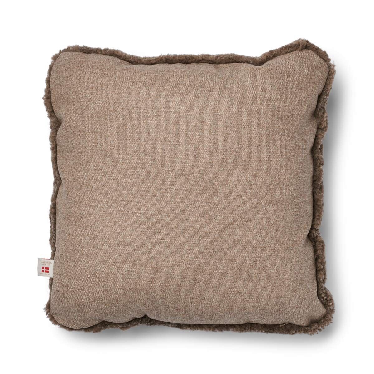 Classic Collection | Uldpude | Korthåret | 52x52 cm | 34x52 cm Beige / Lysebrun