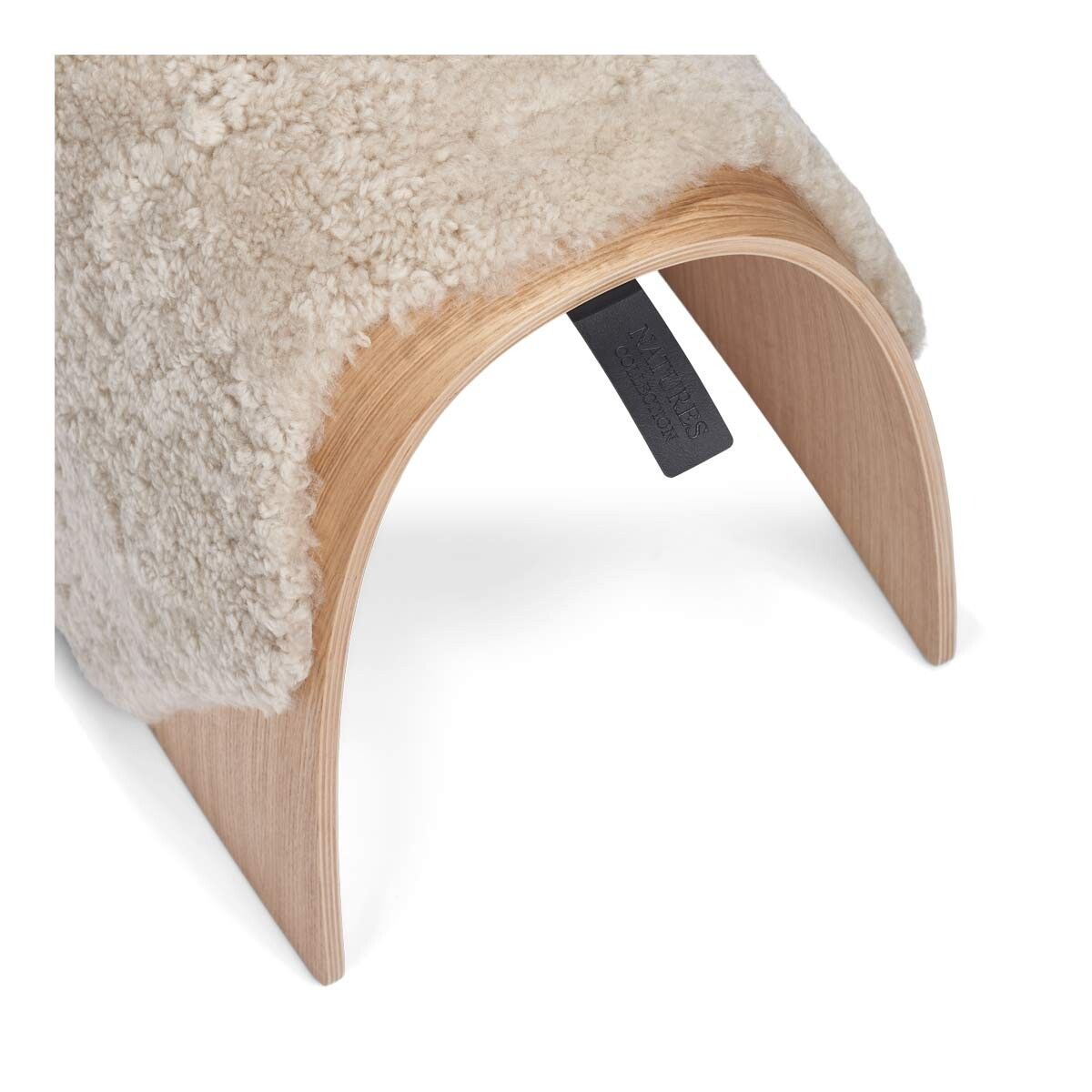 Sheep Stool cover | Korthåret | New Zealand Pearl