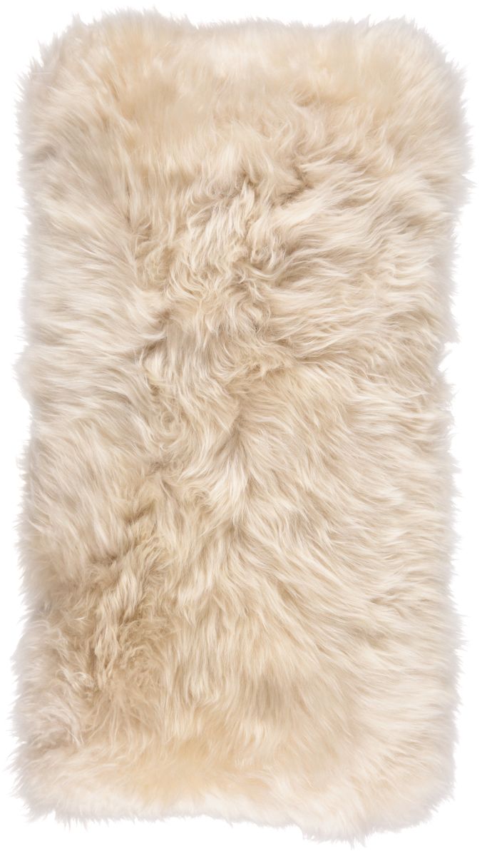 Lammeskindpude | Langhåret | New Zealand | 28x56 cm Beige