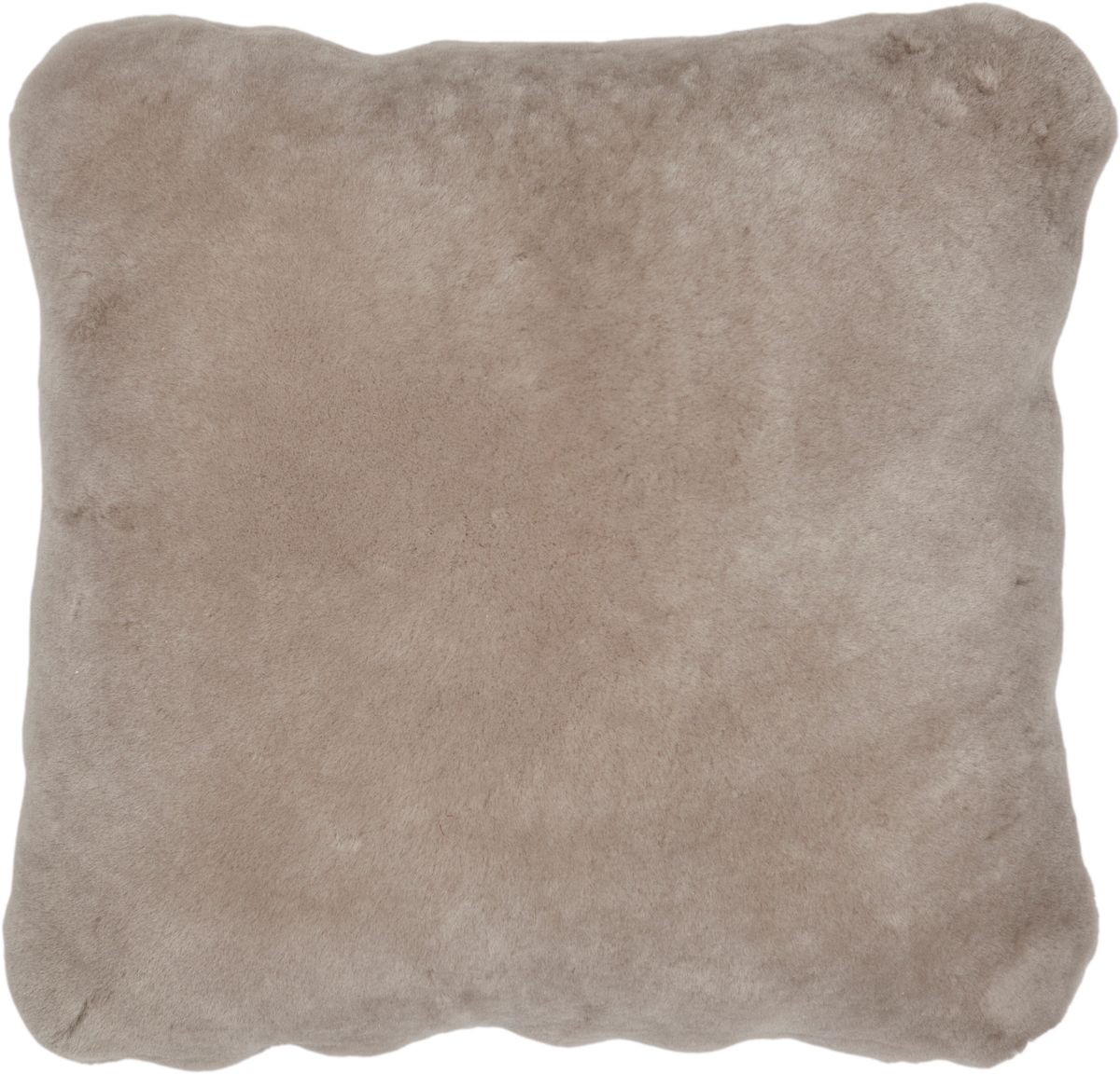 Lammeskindspude | Moccasin | Dobbeltsidet | 40x40 cm Sølvgrå