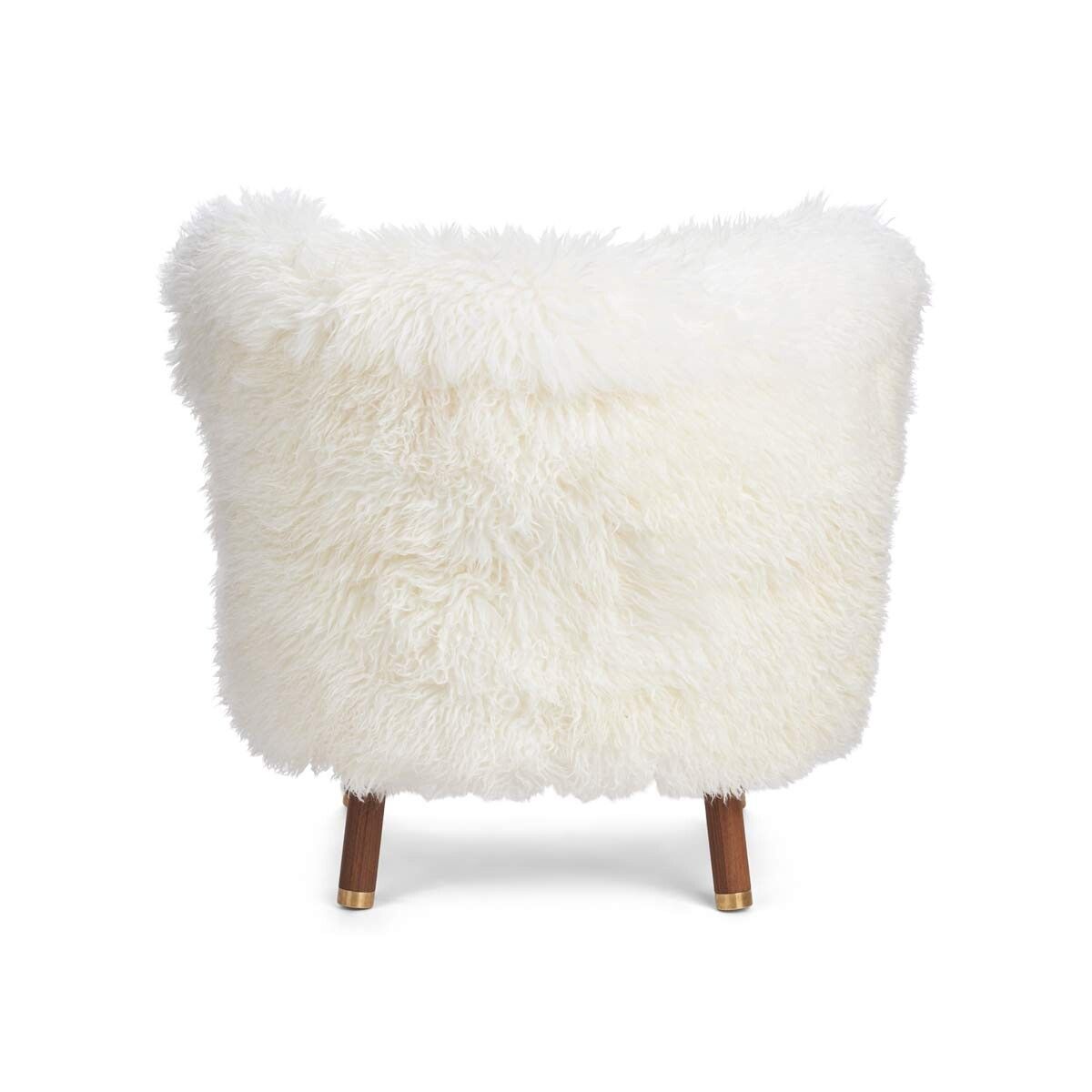 Emil Lounge Chair | Langhåret Snehvid