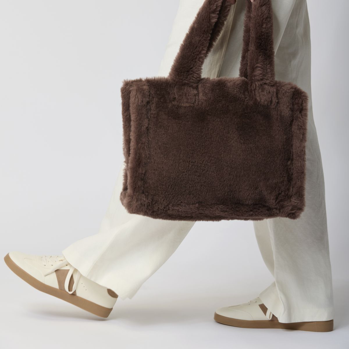 Mini Glory Shopper Læderbrun