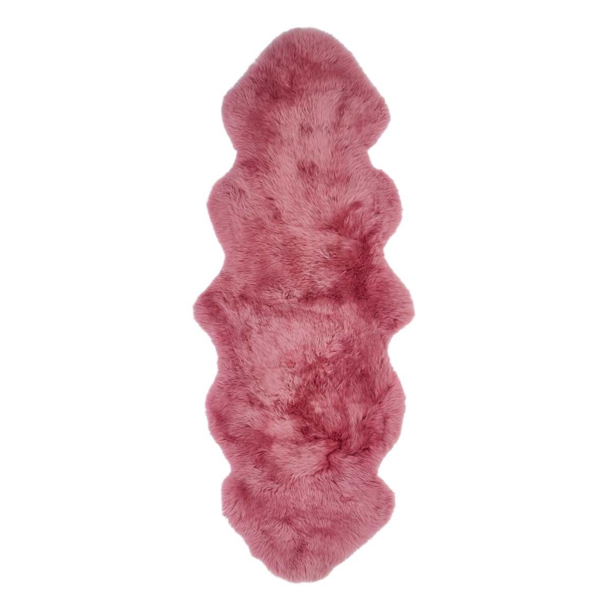 Lammeskind | Langhåret | New Zealand | 180x60 cm Malaga Pink