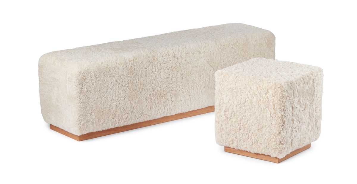 Benjamin Bænk Beige