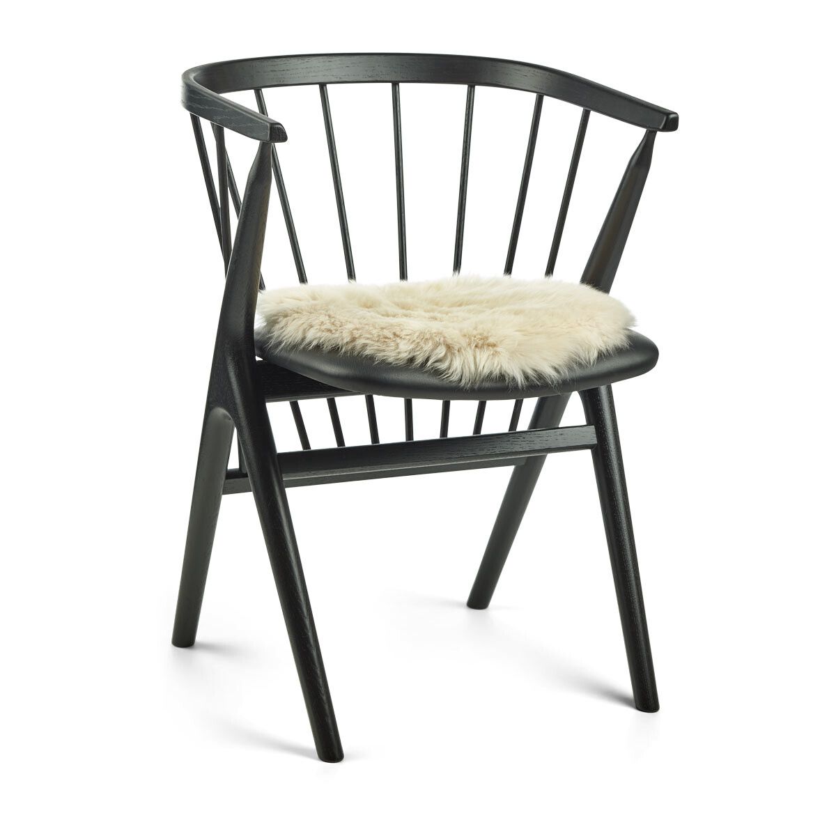 Sædehynde | Langhåret | New Zealand | Ø38 cm Beige
