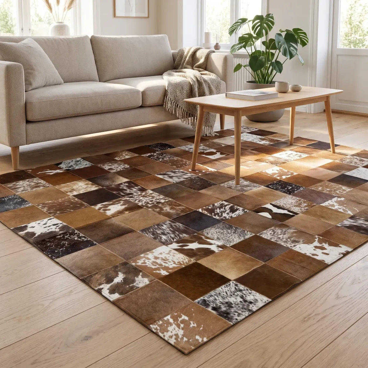 Kohud Design Tæppe | Brasilien | 200x200 cm