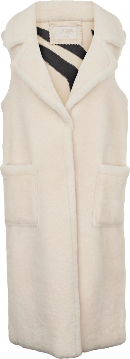 Raelynn Vest Zebraprint: Sort/Pearl