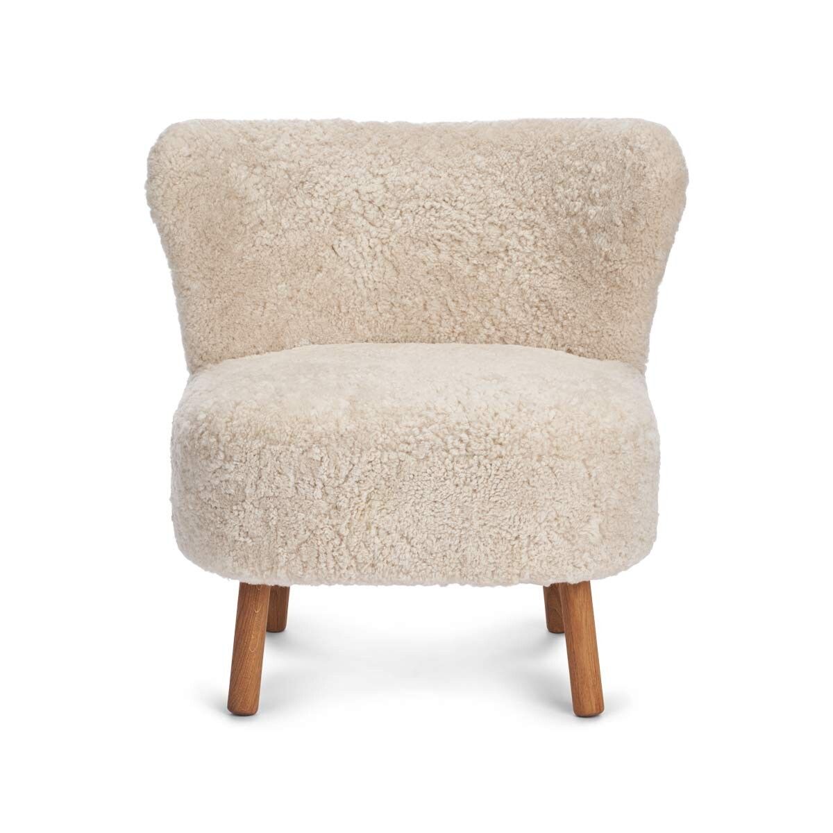 Emil Lounge Chair | Korthåret Pearl