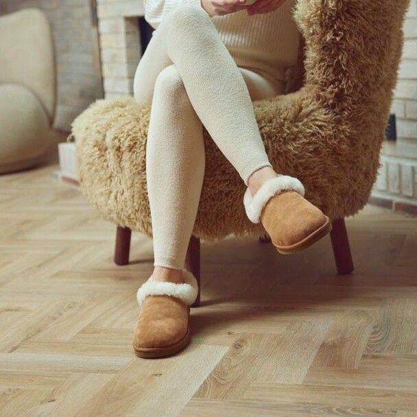 Tøfler med hård sål Sort