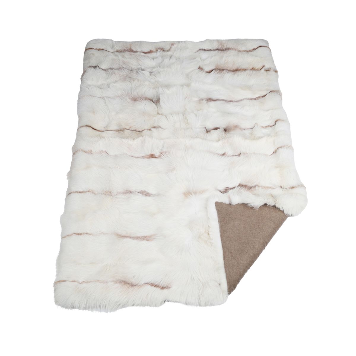 Premium ræveplaid | Cashmerebagside | Sun Glow Fox | 150x210 cm
