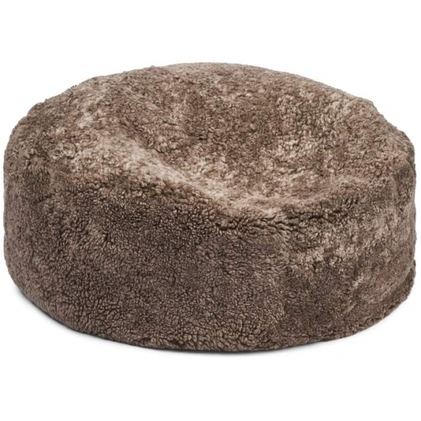 Sækkestol | Korthåret | New Zealand | D75xH28 cm Taupe