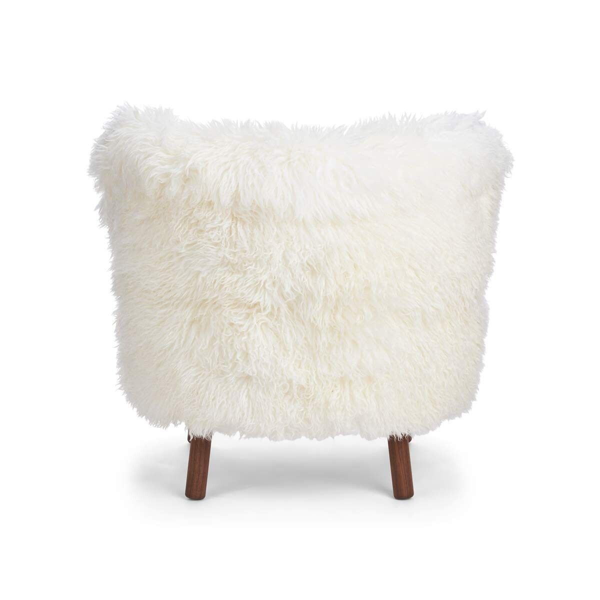 Emil Lounge Chair | Langhåret Snehvid