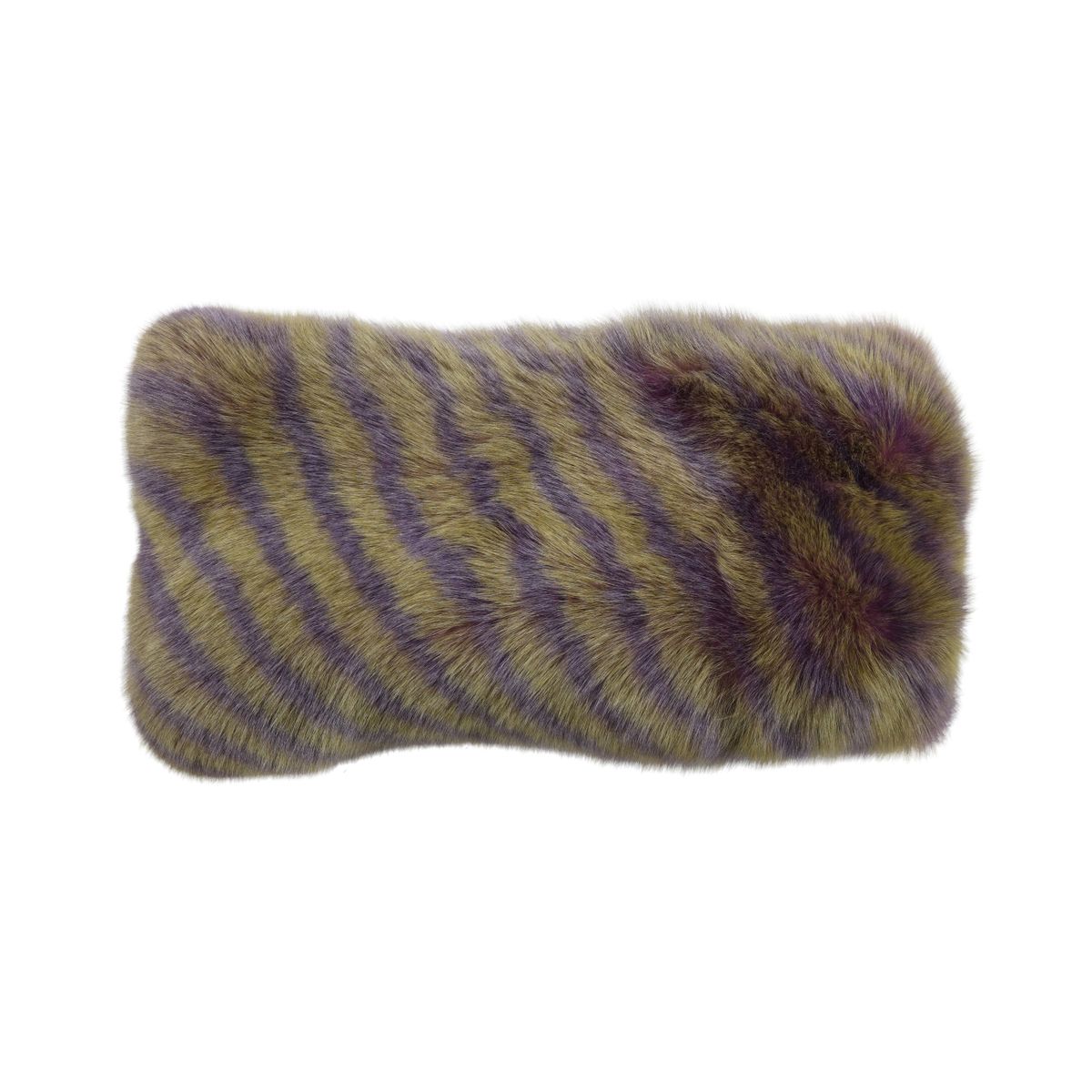 Premium rævepude | Kashmirbagside | Norge | Lilla/Mint | 62x32 cm