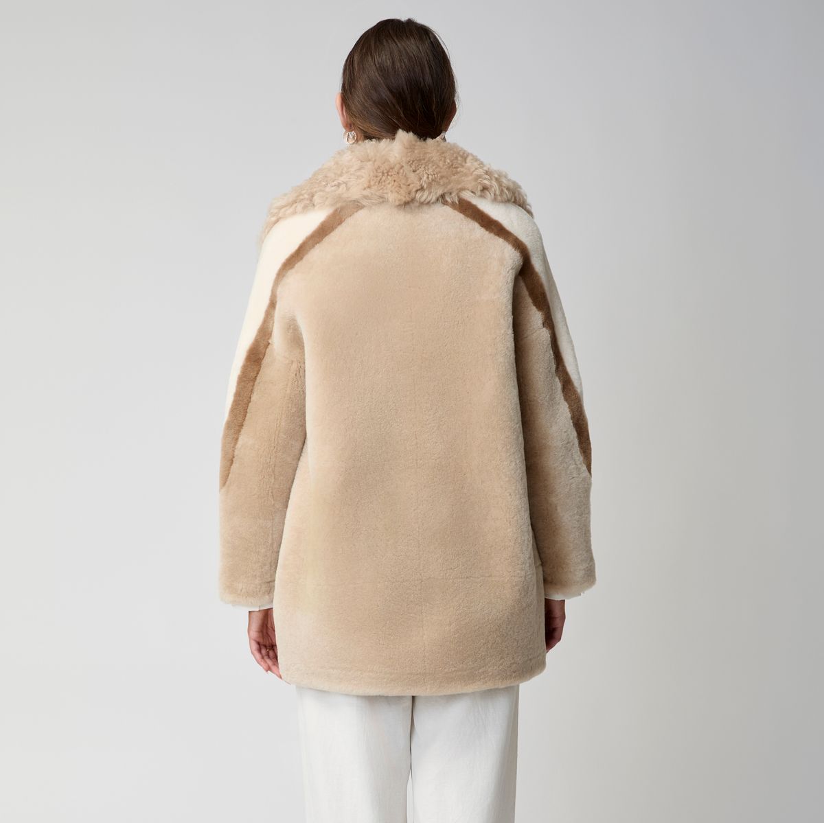 Anika jakke Beige/Brun