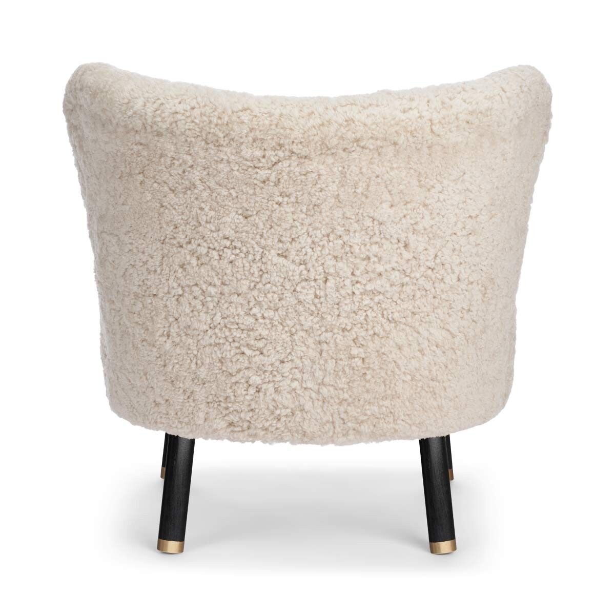 Emil Lounge Chair | Korthåret Pearl