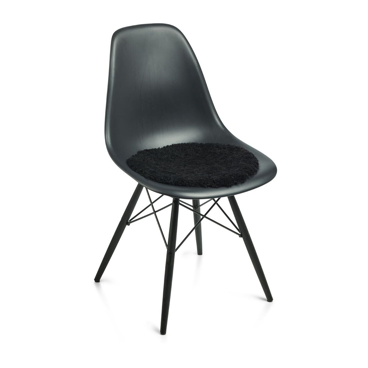 Sædehynde | Korthåret | New Zealand | Ø38 cm Sort