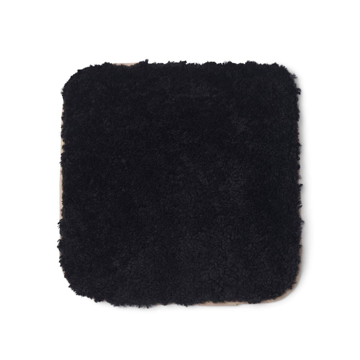 Zero Waste Sædehynde | Korthåret | New Zealand | 35x35 cm Sort