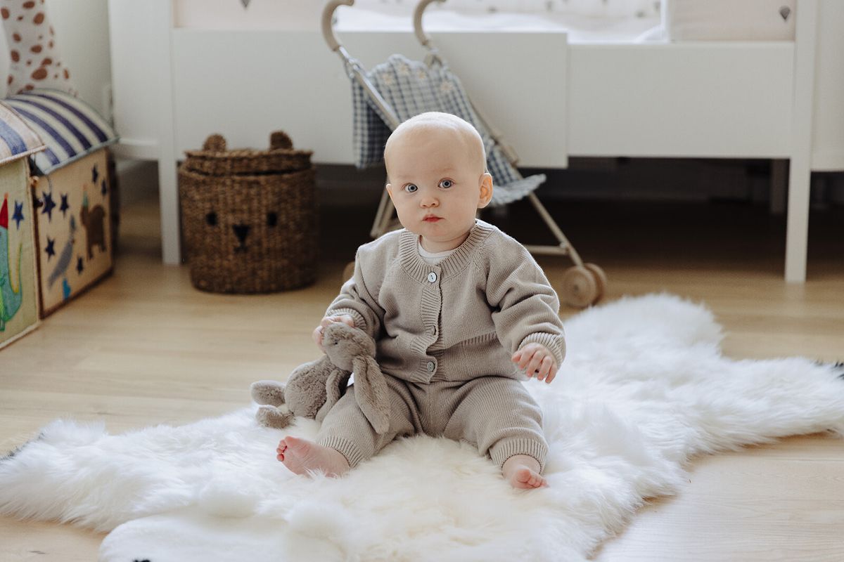 Isbjørn | New Zealand | 130x80 cm Sort/Hvid