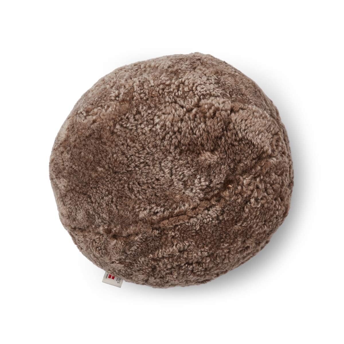 Angelite pude | Korthåret | New Zealand | Ø25/30/35 cm Lysebrun