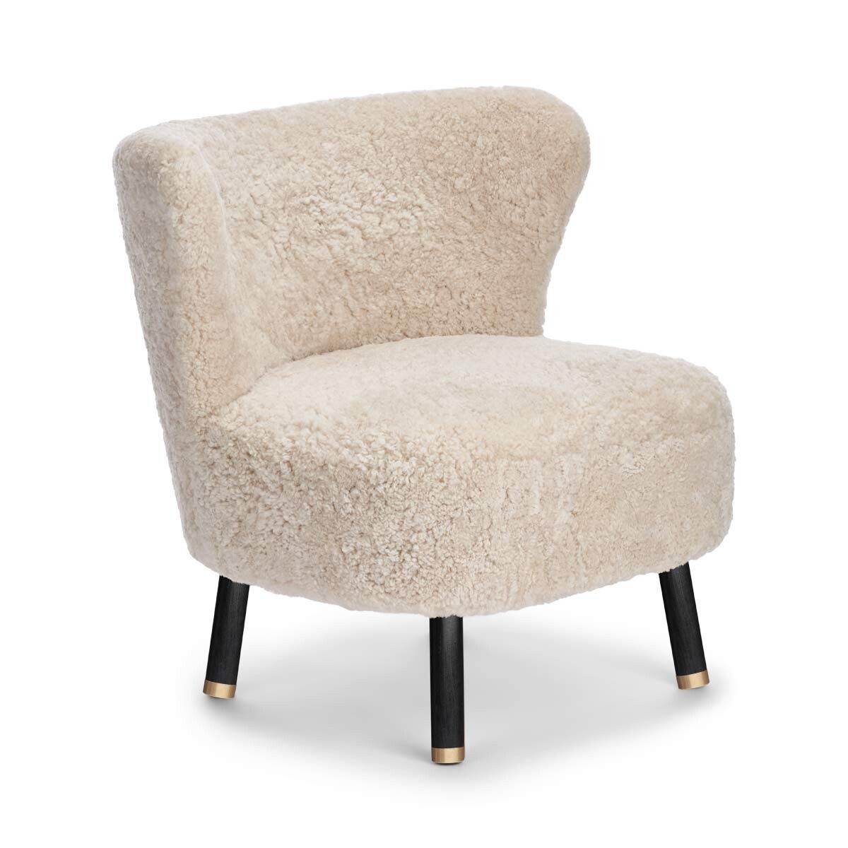 Emil Lounge Chair | Korthåret Beige