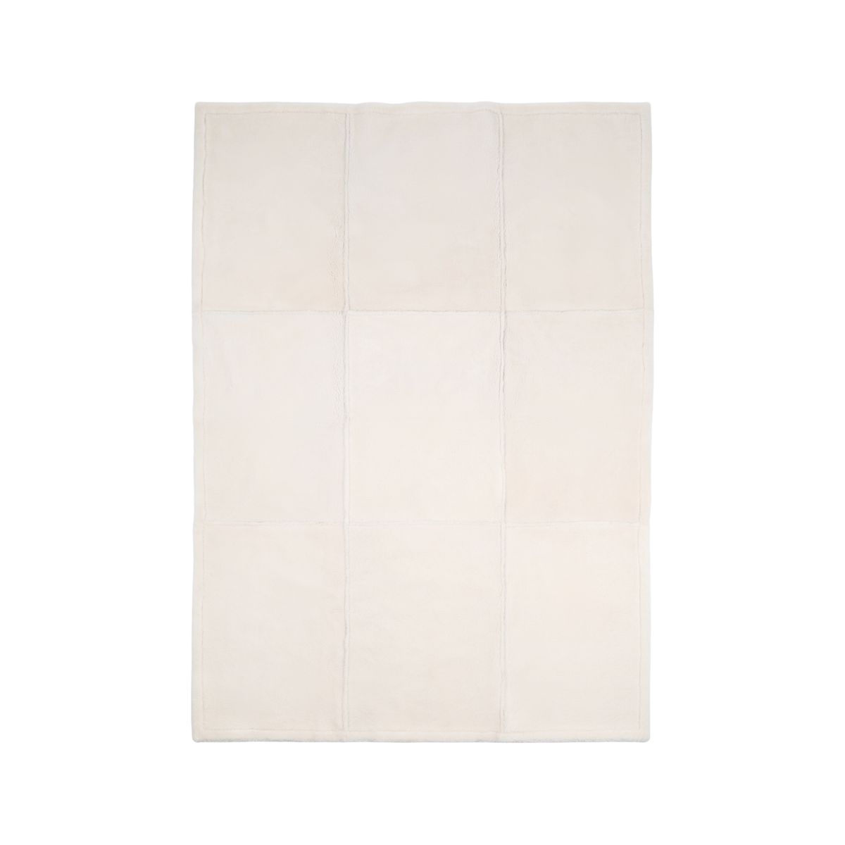 Addison plaid | Double Face | New Zealand Læderbrun/Hvid