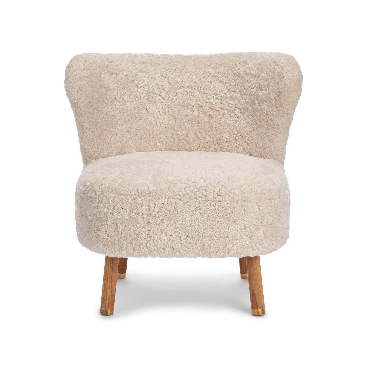 Emil Lounge Chair | Korthåret Pearl