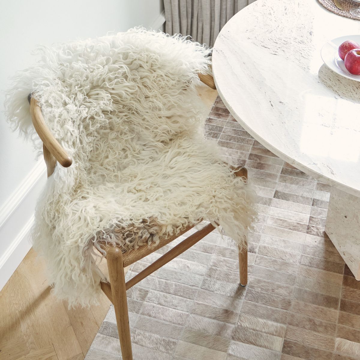 Lammeskind | Krøllet | Østrig | 90x60 cm Natursort