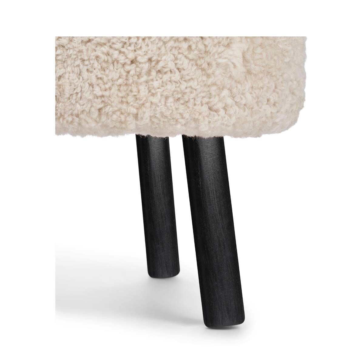 Emil Lounge Chair | Korthåret Pearl