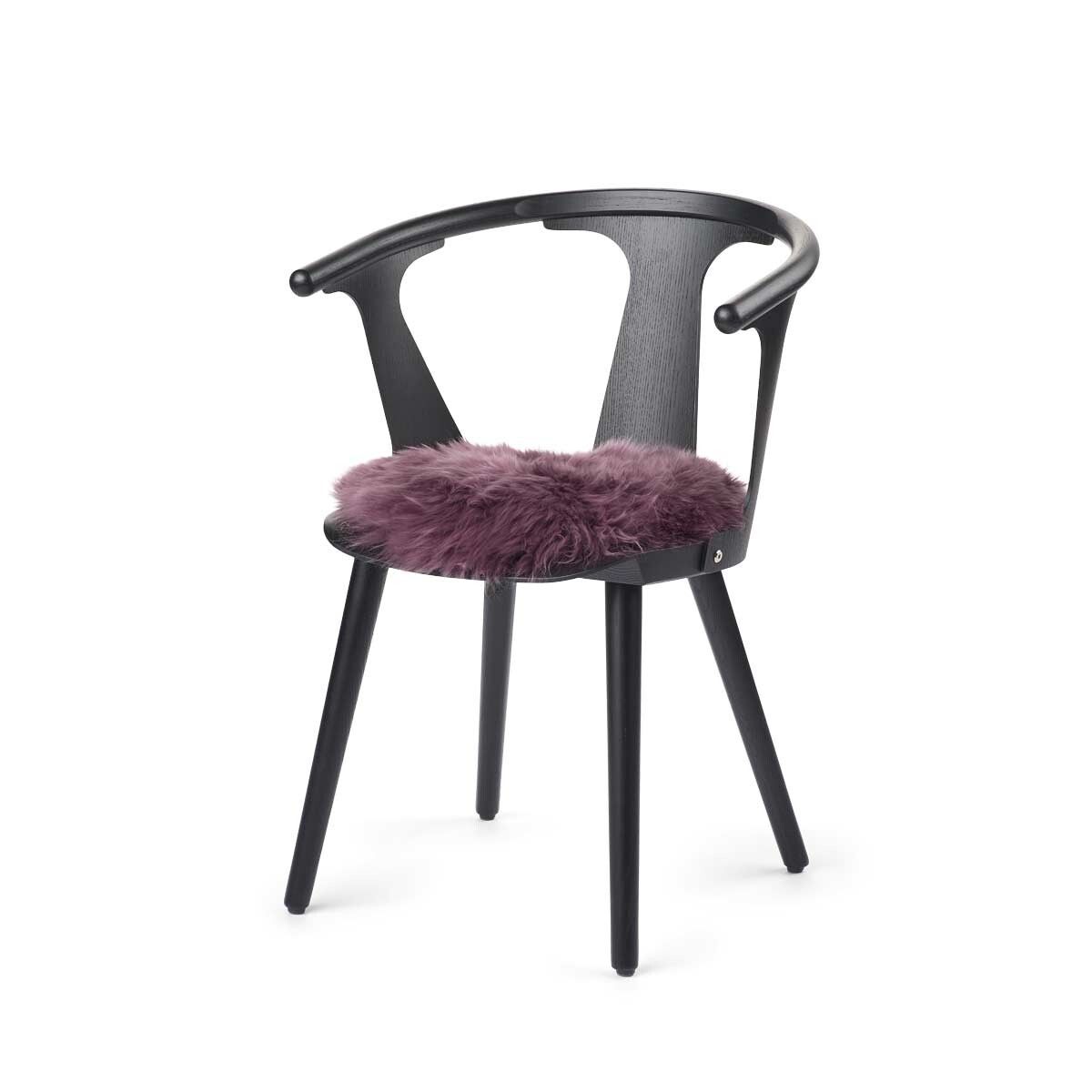 Sædehynde | Langhåret | New Zealand | Ø38 cm Aubergine