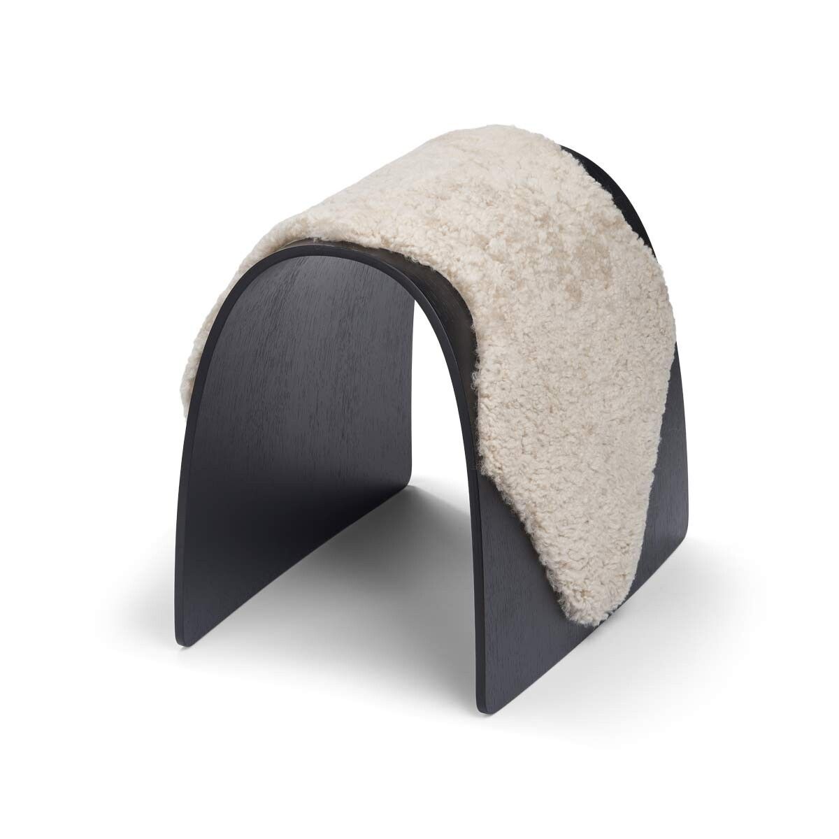 Sheep Stool cover | Korthåret | New Zealand Pearl