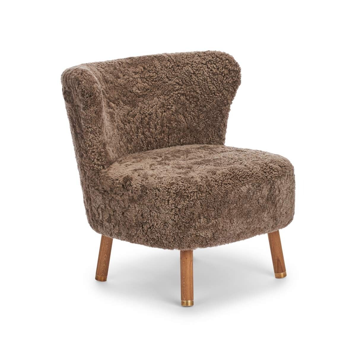 Emil Lounge Chair | Korthåret Taupe