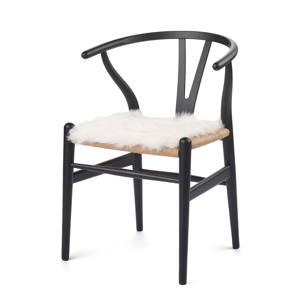 Sædehynde | Korthåret | Island | 40x40 cm Naturhvid