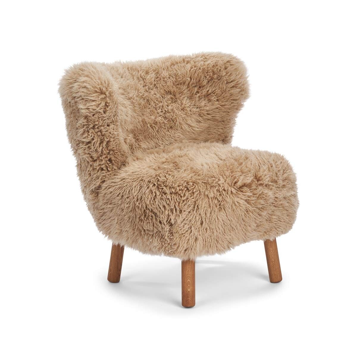 Emily Lounge Chair | Langhåret Honning