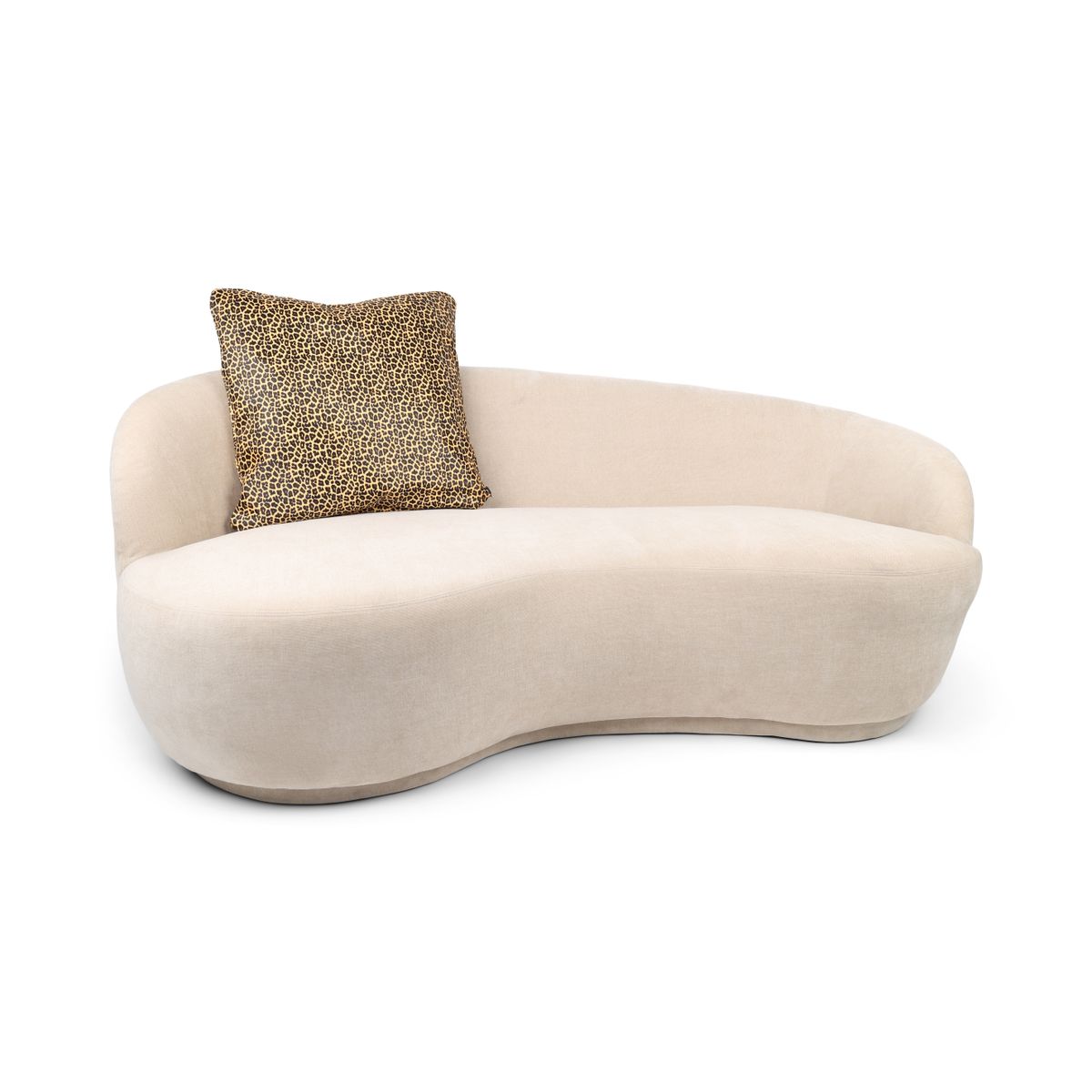 Premium Koskindspude | Dobbeltsidet Gul/Brun/Sort Leopardprint