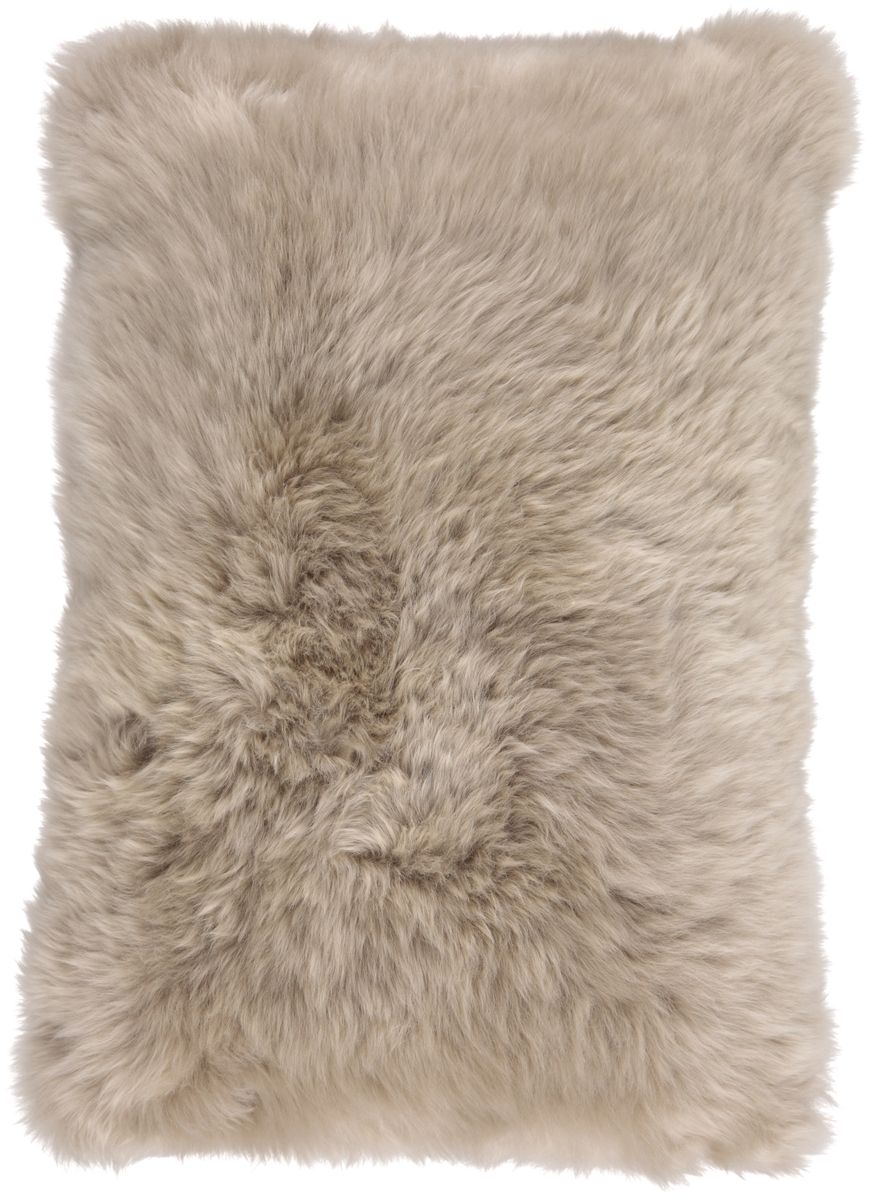 Lammeskindpude | Langhåret | New Zealand | 40x60 cm Taupe