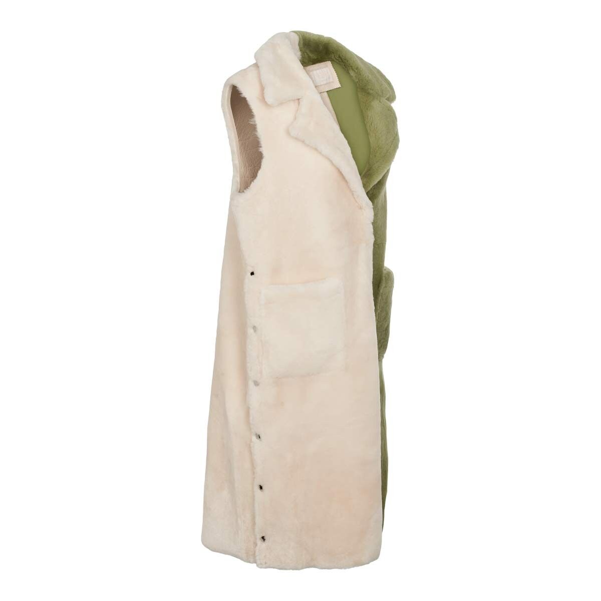 Raelynn Vest Lysegrøn / Beige