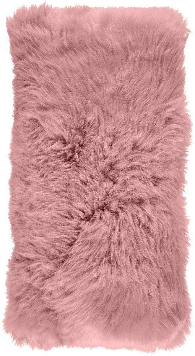 Lammeskindpude | Langhåret | New Zealand | 28x56 cm Rosa