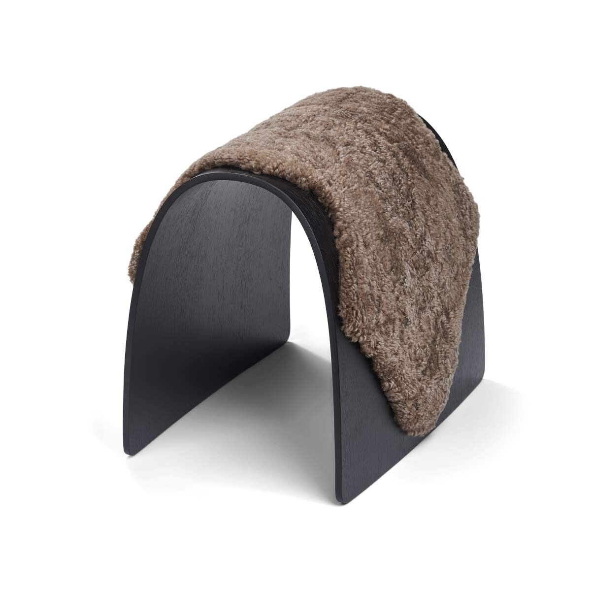 Sheep Stool cover | Korthåret | New Zealand Taupe