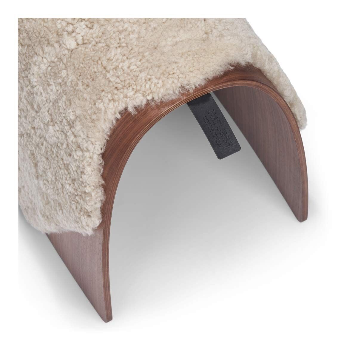 Sheep Stool cover | Korthåret | New Zealand Pearl