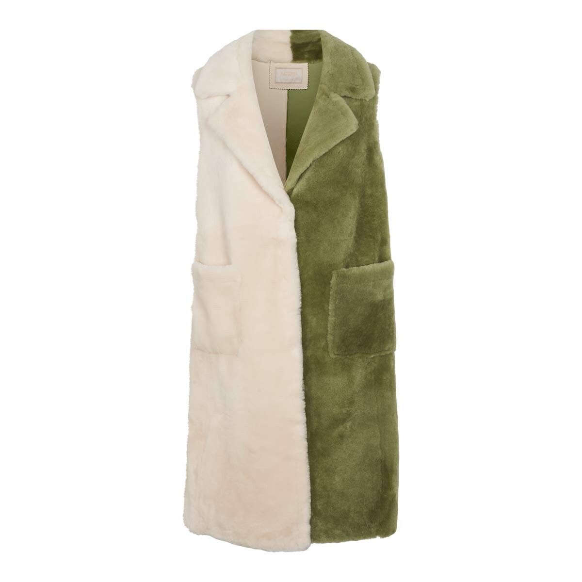 Raelynn Vest Salviegrøn/Pearl