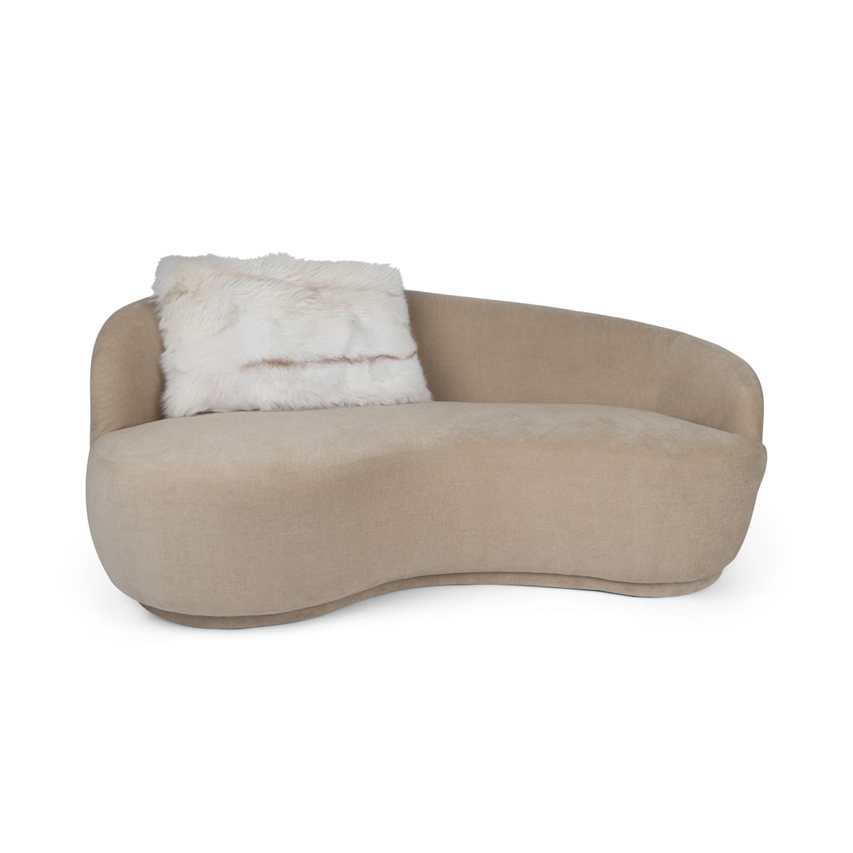 Premium Rævepude | Cashmere Bagside | Norge | Sun Glow | 52 x 72 cm