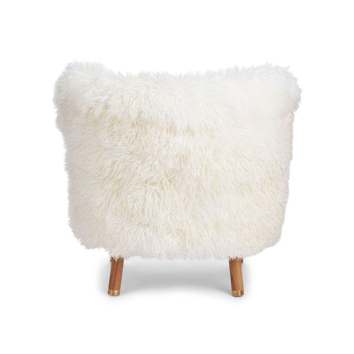 Emil Lounge Chair | Langhåret Snehvid